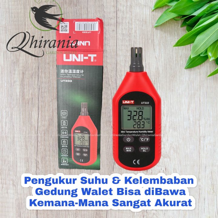 Alat Ukur Suhu Kelembaban Udara Gedung Walet Digital Thermometer ...