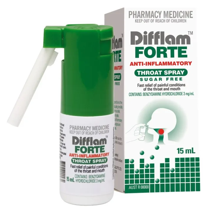 Ubat Sakit Tekak Diff Lam Spray Forte Anti Inflammatory Throat Spray 15ml Lazada