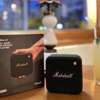 ลำโพง Marshall ขนาดพกพา อุปกรณ์ครบ พร้อมกล่อง +สายชาร์ต รับประกันเรื่องเสียงแน่นๆ