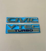 โลโก้ CIVIC VTEC TURBO สีเงิน ราคาต่อชิ้น