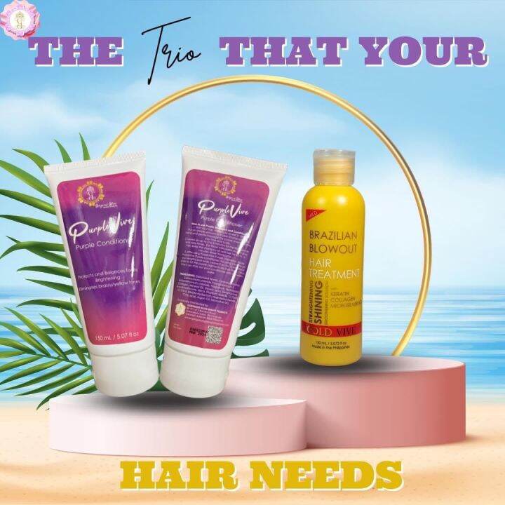 Original Organic Purple Vive Shampoo and Conditioner Lazada PH