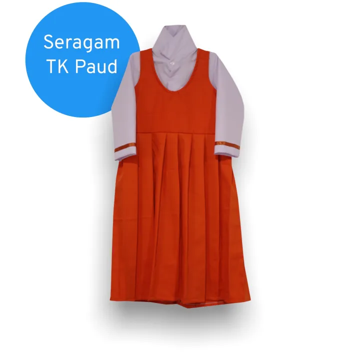 Seragam Tk Nasional Panjang Orange Putri Lazada Indonesia