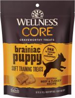 ขนมสุนัข Wellness Core Brainiac Puppy Soft Training Treats สูตร Beef &amp; Turkey ขนาด 142 g