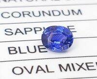 #经认证的天然未加热蓝宝石 #unheatedsapphire #certifiedgemstone Oval ทรงรี 0.56 Ct #Bluesapphire #ไพลิน