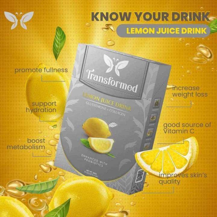 transformed Drinks lemon, mixed berries,dark chocolate drinks Lazada PH