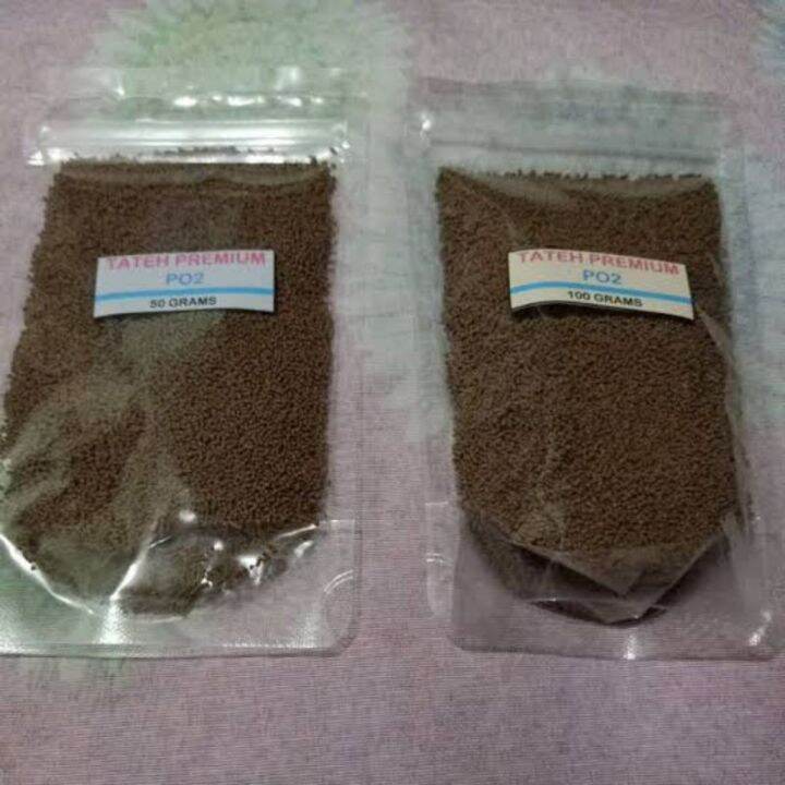 Tateh Aquafeeds PO2 GRAMS P02 Fish Food Lazada PH