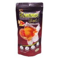 อาหารปลาทองkANSHOUสูตรเร่งสีเร่งวุ้น255g.