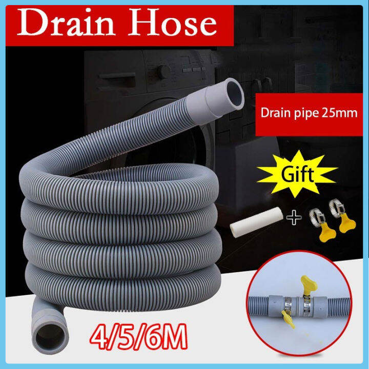 Washing Machine Drain Pipe 310 Meters with Bracket Set Accessories