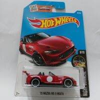 รถเหล็ก Hotwheels 15 MAZDA MX-5 MIATA สีแดง (LZ06)