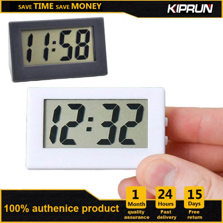 KIPRUN Mini Lcd Digital Clock Portable Table Electronic Clock For