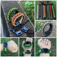 ข้อมือถักเชือกparacord หัวล็อคปลดเร็ว หัวล็อคยุทธวิธี วัสดุโลหะผสมสังกะสี  มีความแข็งแรงทนทาน นำ้หนักเบา ไม่ขึ้นสนิม