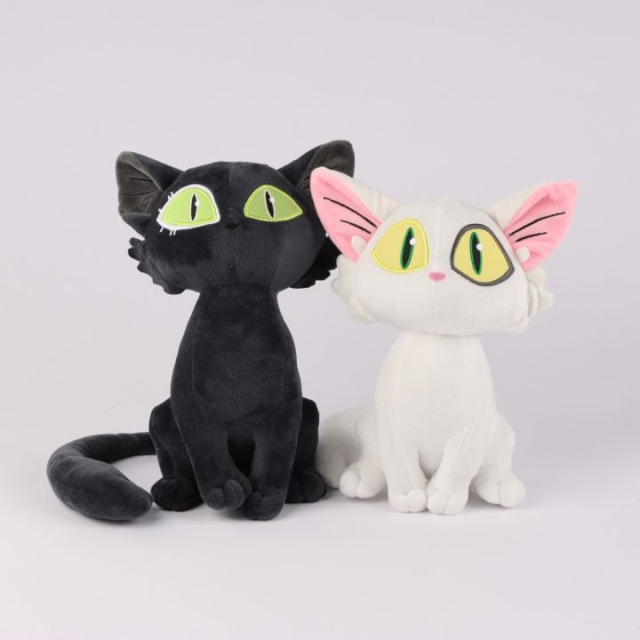 28cm Suzume No Tojimari Plush Toy Daijin Cat and Sadaijin Black Cat