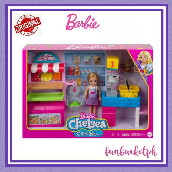 Original Barbie Chelsea Can Be Snack Supermarket Playset Lazada PH
