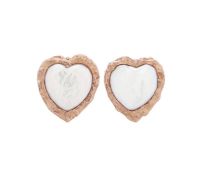 Vetiver Pearl handmade heart shape pearl earring