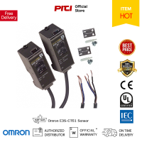 Omron E3S-CT61 Sensor Photoelectric แหล่งจ่ายไฟ 10-30VDC ติดตั้งในแนวตั้ง ตรวจจับระยะไกล อุปกรณ์ตรวจจับวัตถุออมรอน