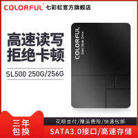 เจ็ดสีรุ้ง SL500 256GB SSD โน้ตบุ๊คคอมพิวเตอร์เดสก์ท็อปโฮสต์256G SATA SSD ความเร็วสูง