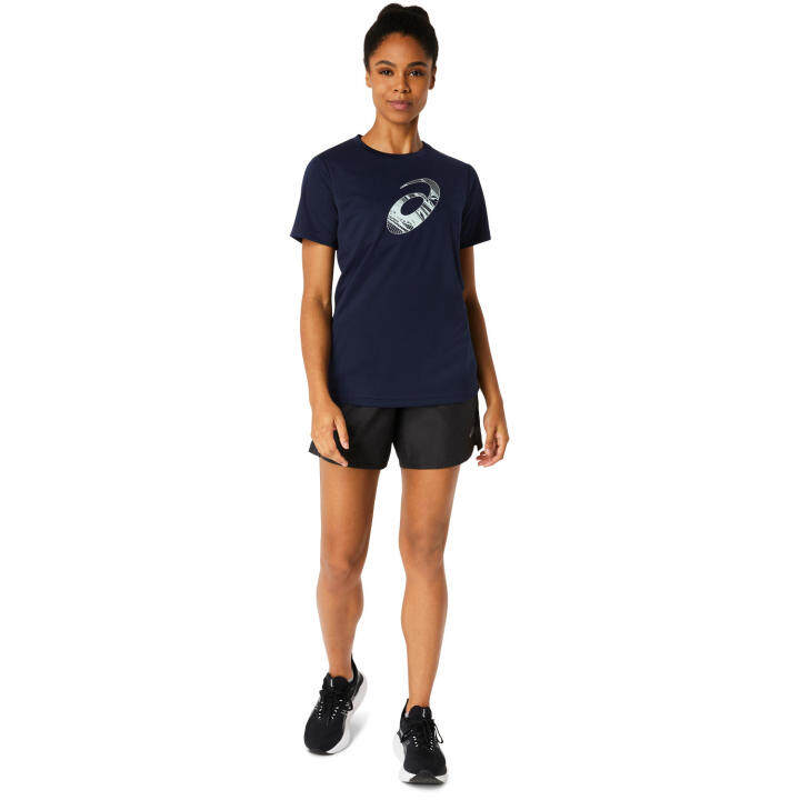 asics-asics-spiral-graphic-ss-tee-women-training-เสื้อ-ผู้หญิง-เสื้อ-เสื้อคอกลม-ของแท้-midnight