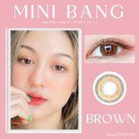 คอนแทคเลนส์ ❤️‍?Mini Bang -​ Brown❤️‍?(Kitty Kawaii)[มีค่าสายตาสั้นถึง 700]?สีน้ำตาลขนาดมินิ มาใหม่ขายดี