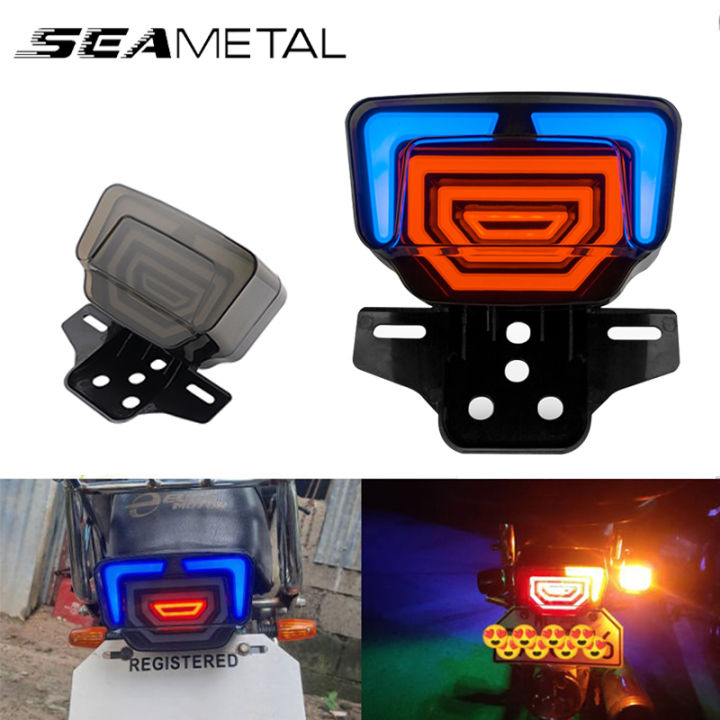 Motorcycle Rear Lights Waterproof LED Tail Light Brake Light Stop