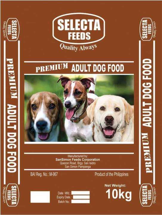 Selecta Feeds Premium Dog Food 10Kg! Lazada PH