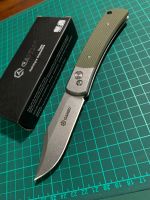 มีดพับGANZO รุ่นG747-2 ของแท้100% โดยตัวแทนจำหน่าย Ganzo ประเทศไทย. (Automatic blade/Switchblade) ใบมีดยาว 8 ซม. ใบเรียบ เหล็ก 440C วัสดุด้าม G10