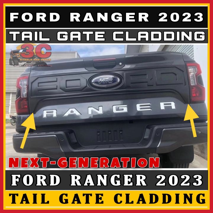 NEXT-GENERATION FORD RANGER 2023 TAILGATE CLADDING (FORD RANGER 2023 ...