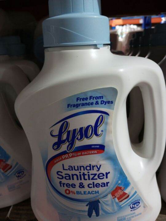LYSOL LAUNDRY SANITIZER 0 BLEACH 900z/2.7L Lazada PH