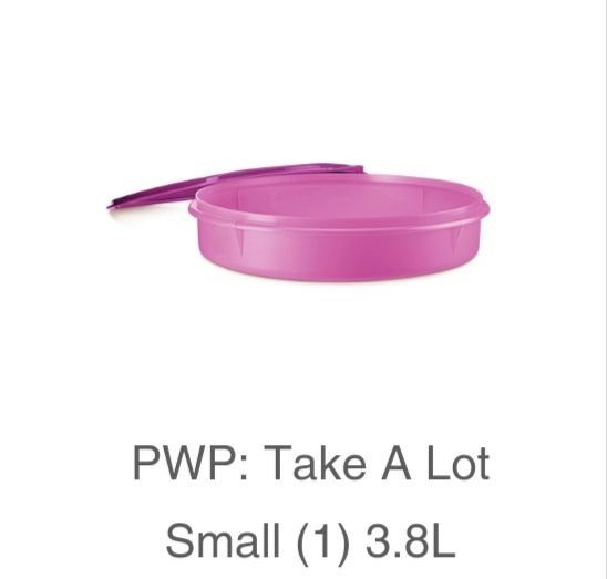 Tupperware Take A Lot Small (1) 3.7L - Pink