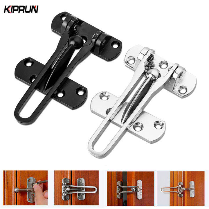 KIPRUN Safety door latch Zinc Alloy Hotel Door Latch Lock Antitheft