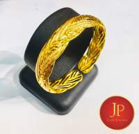 กำไลลายเปีย ฟรีไซส์ เปีย2เส้น เปีย4เส้น ทองหุ้ม ทองชุบ สวยเสมือนจริง JPjewelry