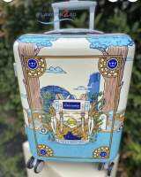 กระเป๋าเดินทาง Luggage กระเป๋าลาก​ ​4 ล้อ สีเหลือง ขนาด 20 นิ้ว (รวมล้อ) ป้ายคิง นำขึ้นเครื่องได้ มีที่ล๊อค