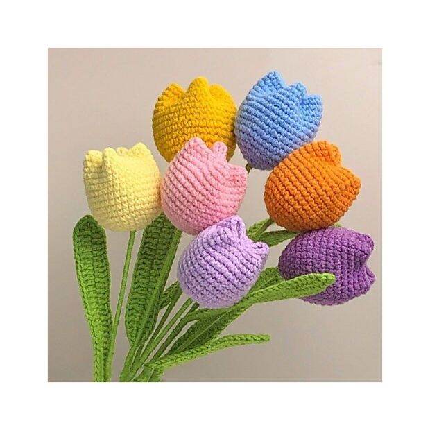 SOLD PER PIECE CROCHET TULIP 10in | Lazada PH