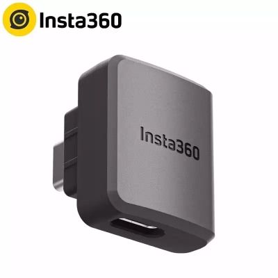 Insta360 ONE RS Mic Adapter For Crisper Audio Vlog Video For Insta 360 Original Accessories