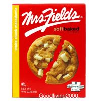 (Free shipping) Mrs.Fields Soft baked Cookies White Chunk Macadamia 226.8 g คุกกี้ผสมไวท์ช็อกโกแลตและแมคคาเดเมีย ตรา มิสซิสฟิลด์ 226.8 กรัม