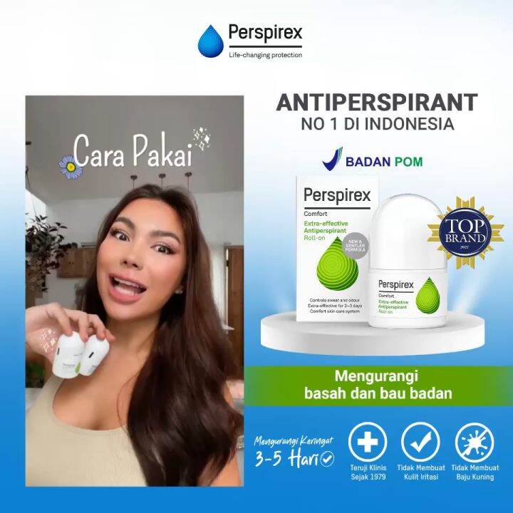 Perspirex Comfort Antiperspirant Roll On 20ml / Deodorant Roll On