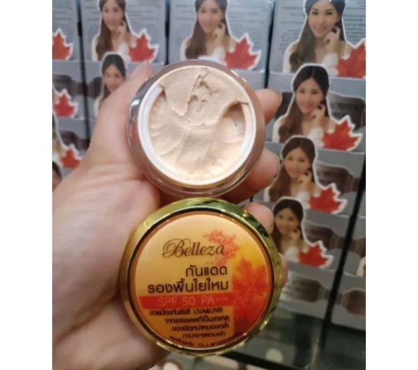 belleza-silky-sunscreen-spf-50-pa-เบลเลซ่า-ครีมกันแดดรองพื้นใยไหม