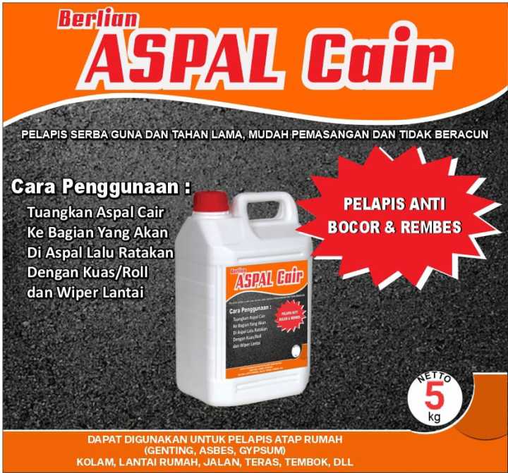 Aspal Cair 5kg Pelapis Anti Bocor Dan Rembes Lazada Indonesia 4320