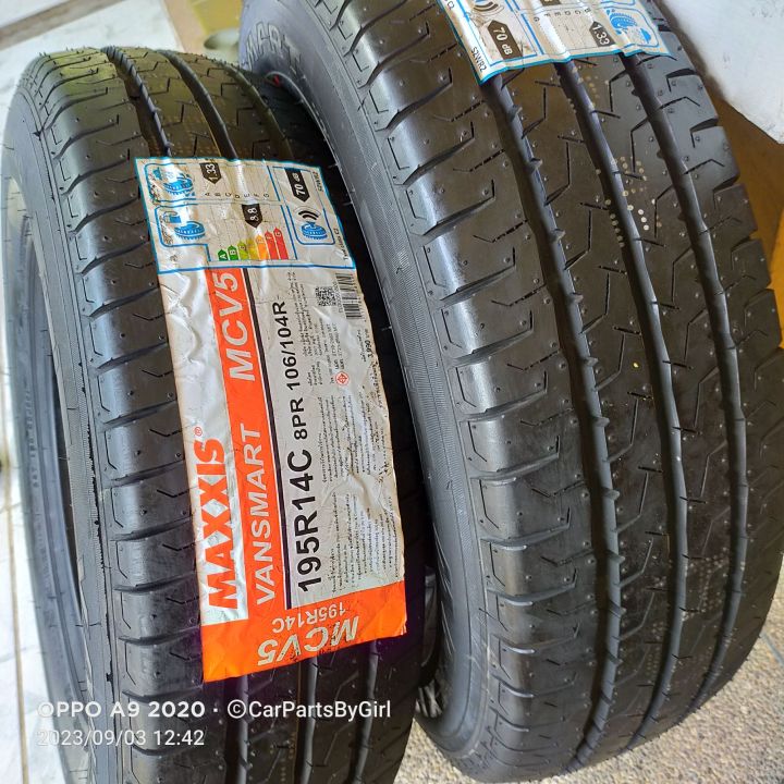 ราคาต่อเส้น-ยางใหม่ปี-21-maxxis-mcv5-195r14-รถตู้-ปิกอัพ-สำหรับบรรทุก