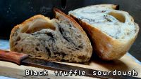 (Pre-order) Black​ truffle sauce​ sourdough  ขนมปังซาวร์โดว์ หมักจากยีสต์ธรรมชาติ