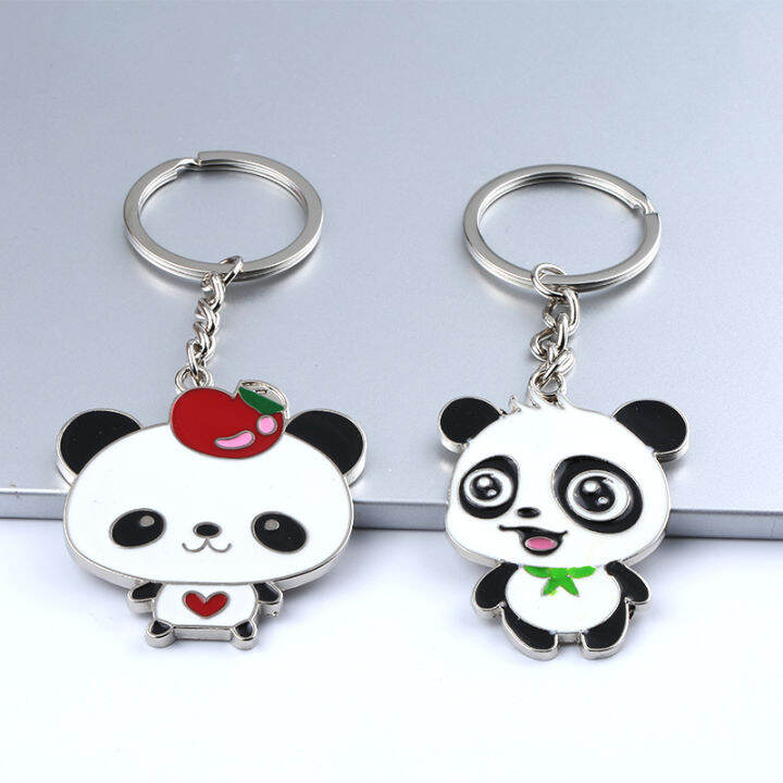 Chengdu Keychain Cute Panda Mascot Key Chain Metal Commemorative Gift ...