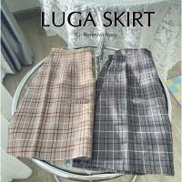 ꒰LUGA skirt꒱ กระโปรงY2K ลายตาราง ?ฟีลนักเรียนลูกคุณ มีกางเกงซับใน ˚ ༘ ?✨