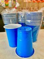 Blue cup party 16oz แพค 30ใบ แก้วสำหรับปาร์ตี้