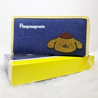 กระเป๋าสตางค์ Pompompurin Rhinestone Wallet ลิขสิทธิ์แท้ Sanrio (Limited)