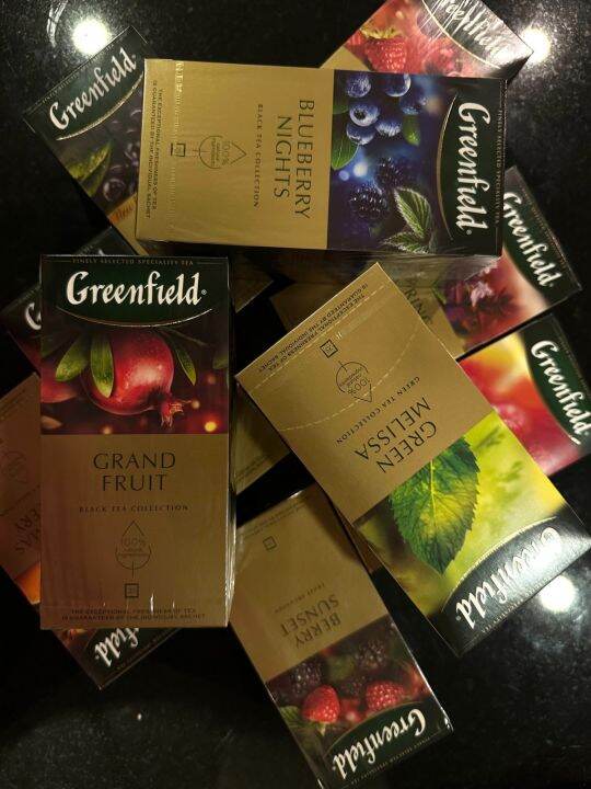 Чай гринфилд / GREENFIELD TEA (25 tea bags) | Lazada.co.th