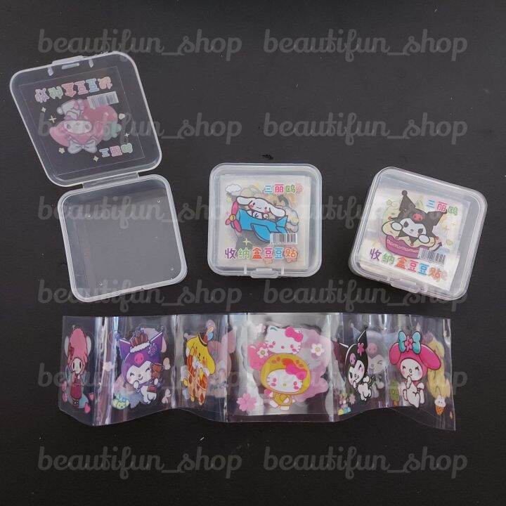 Sticker box kartun 1 kotak sticker kartun mix random kotak isi