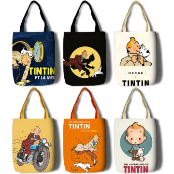 Herge, Bags, The Adventures Of Tintin Vintage Canvas Backpack