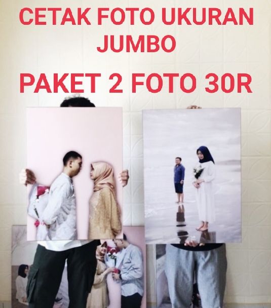 Cetak 2 Foto Ukuran 30r 60x40 Sudah Di Bingkai Lazada Indonesia 7099