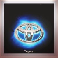 LOGO LED TOYOTA BLUE (1654)