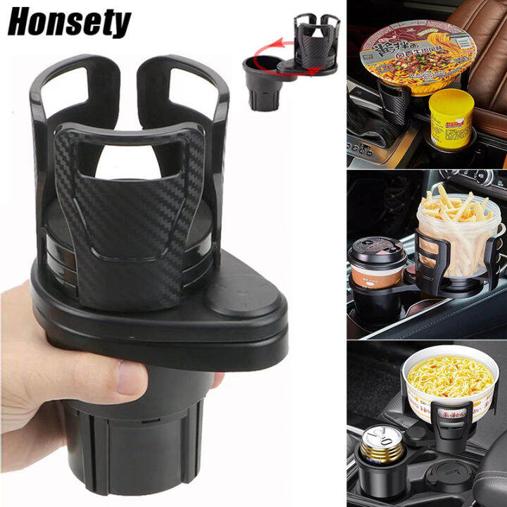 Car water cup holder 2 in 1 multifunctional beverage rack shelf ashtray