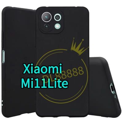 Mi11Lite✨พร้​อมส่งใน🇹🇭✨เคสTPU​นิ่ม​สีดำทึบคลุมกล้อง For​ Xiaomi Mi11Lite / Mi11Lite / Mi11 Lite / Xiaomi 11 lite 5G NE
